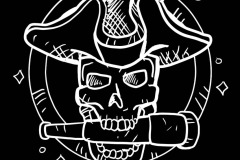 Jolly Roger da Bella Armada Canalha, por @vinicios.ink